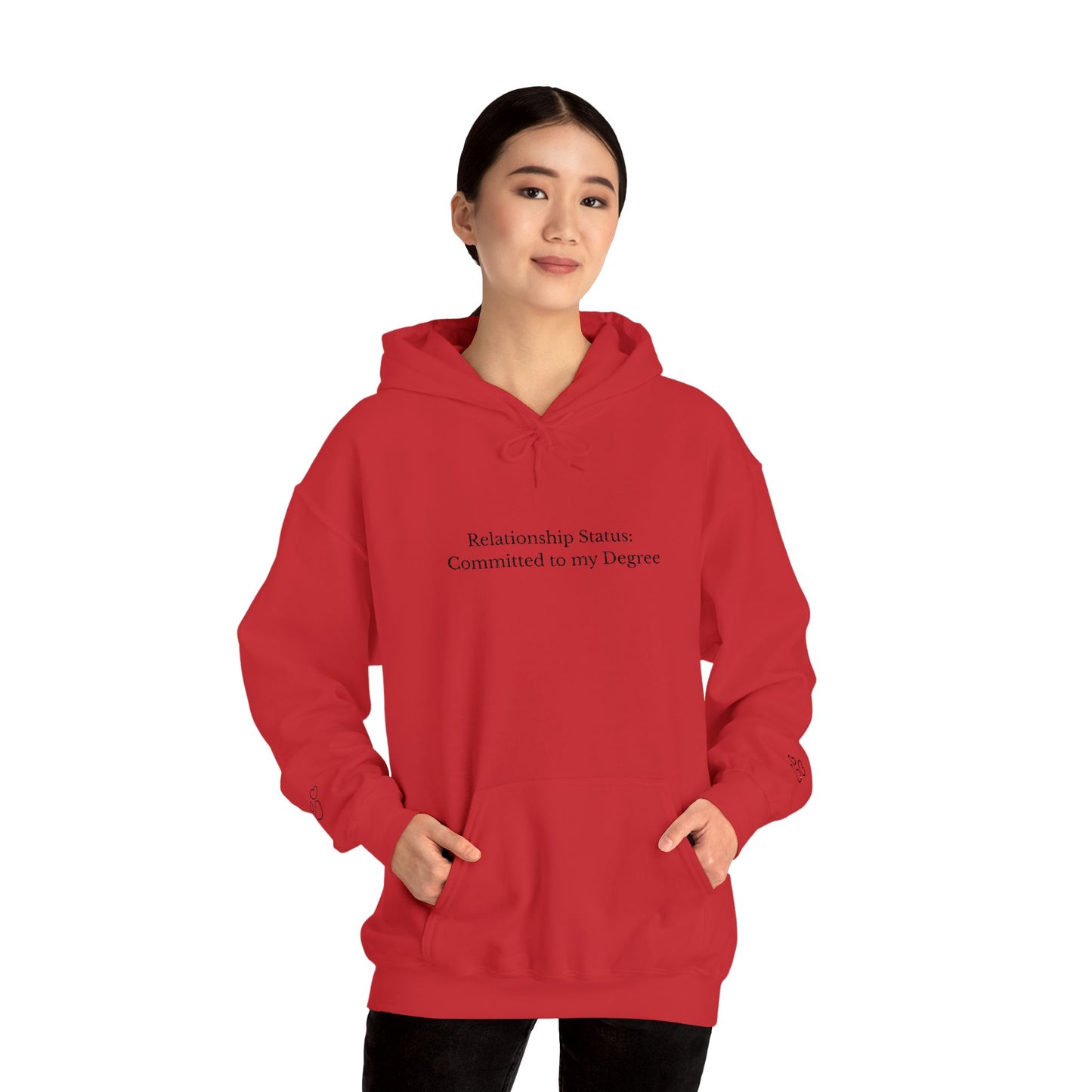 Relationship Status: Committed to my Degree Minimalist Hoodie